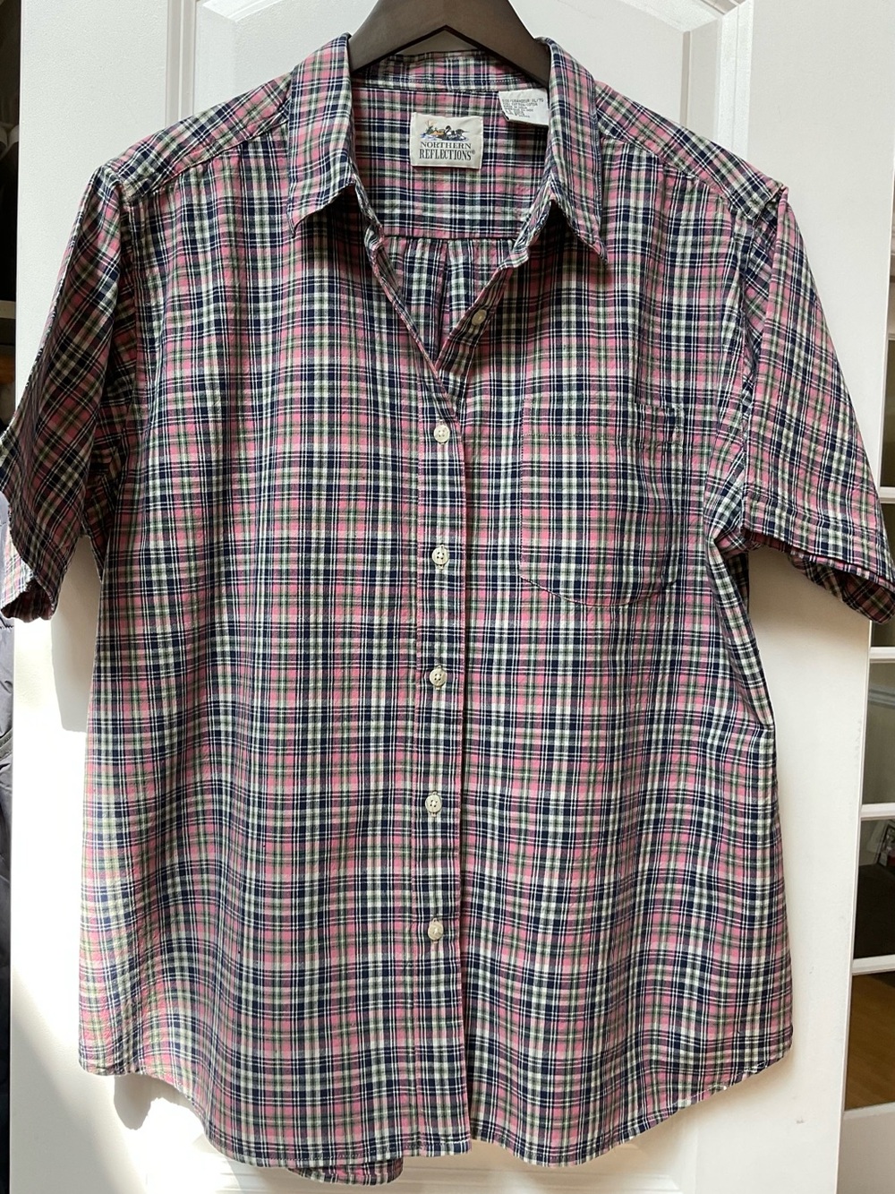 Vintage Northern Reflections Short Sleeve Button Down